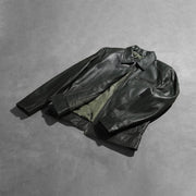 Lavendard 가죽 라이더 자켓 남성용 – alternate product view 7