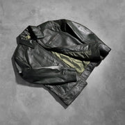 Lavendard 가죽 라이더 자켓 남성용 – alternate product view 8
