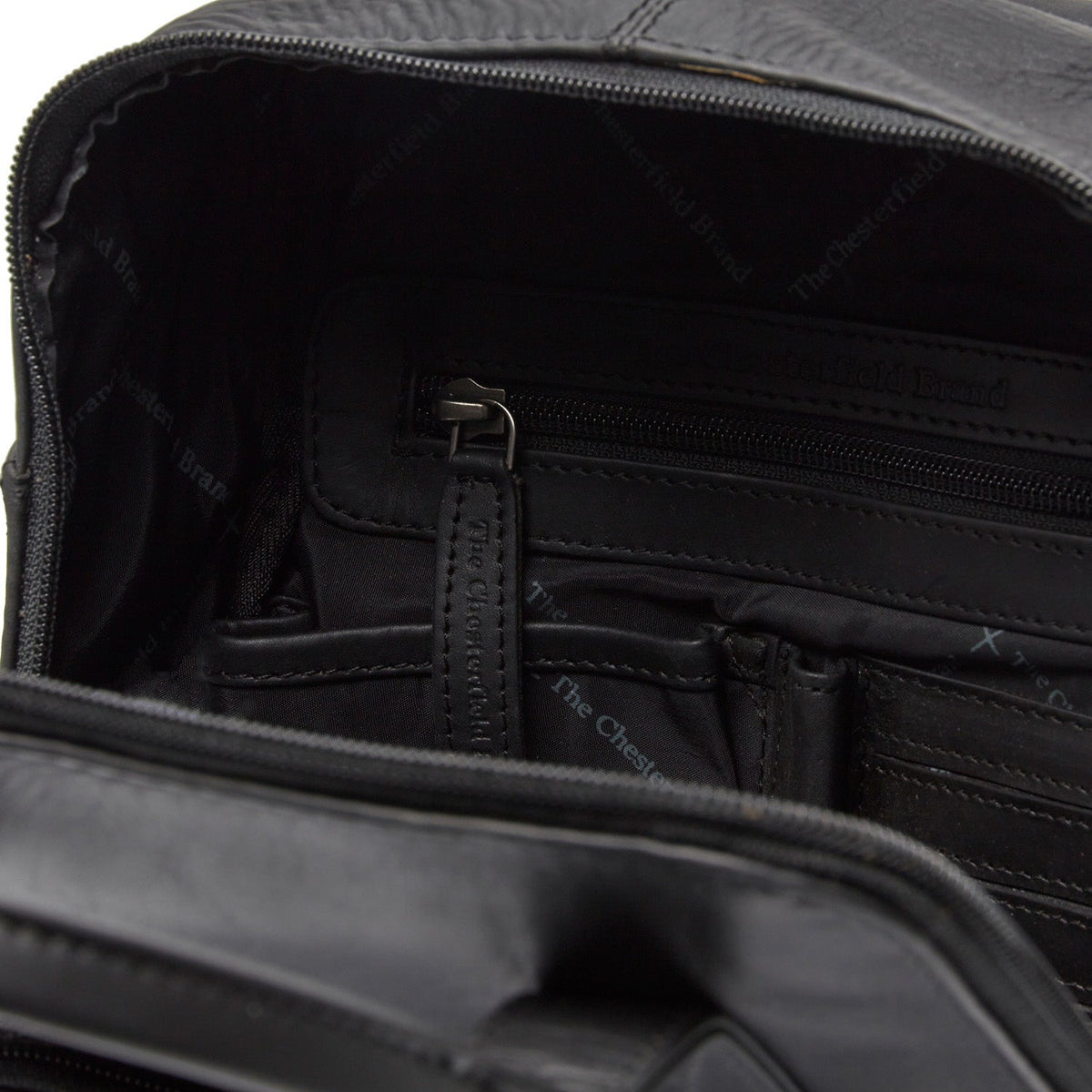 Bellary Full-Grain Leather Backpack 여성용 - Structured Side Profile Showing Gusset Depth &amp; Expansion Capacity