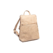 Bern Full-Grain Leather Backpack 여성용 in Classic 100% Full-Grain Leather - Full Exterior Front Profile View | Buy Online