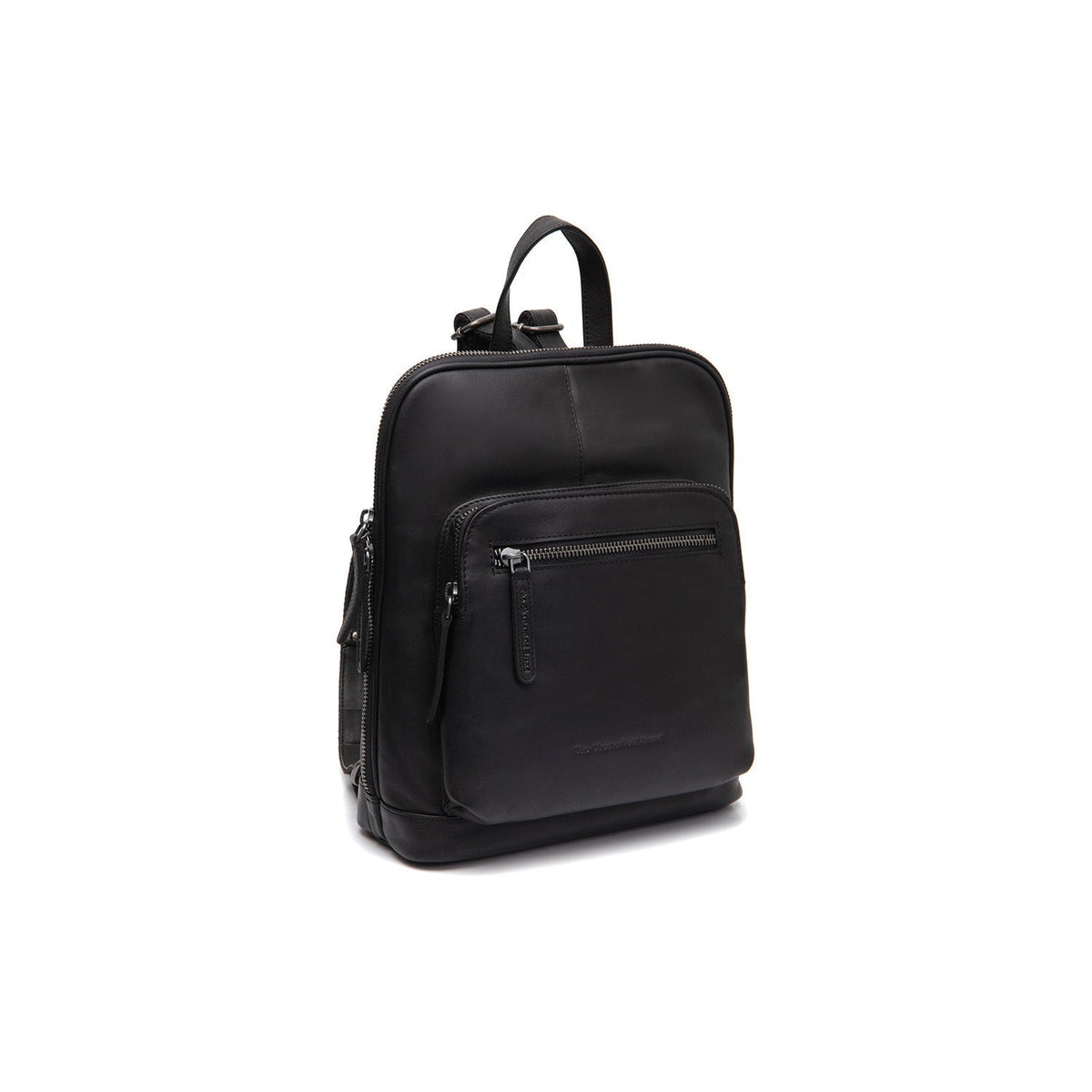 Floran Full-Grain Leather Backpack 여성용 in Classic 100% Full-Grain Leather - Full Exterior Front Profile View | Buy Online