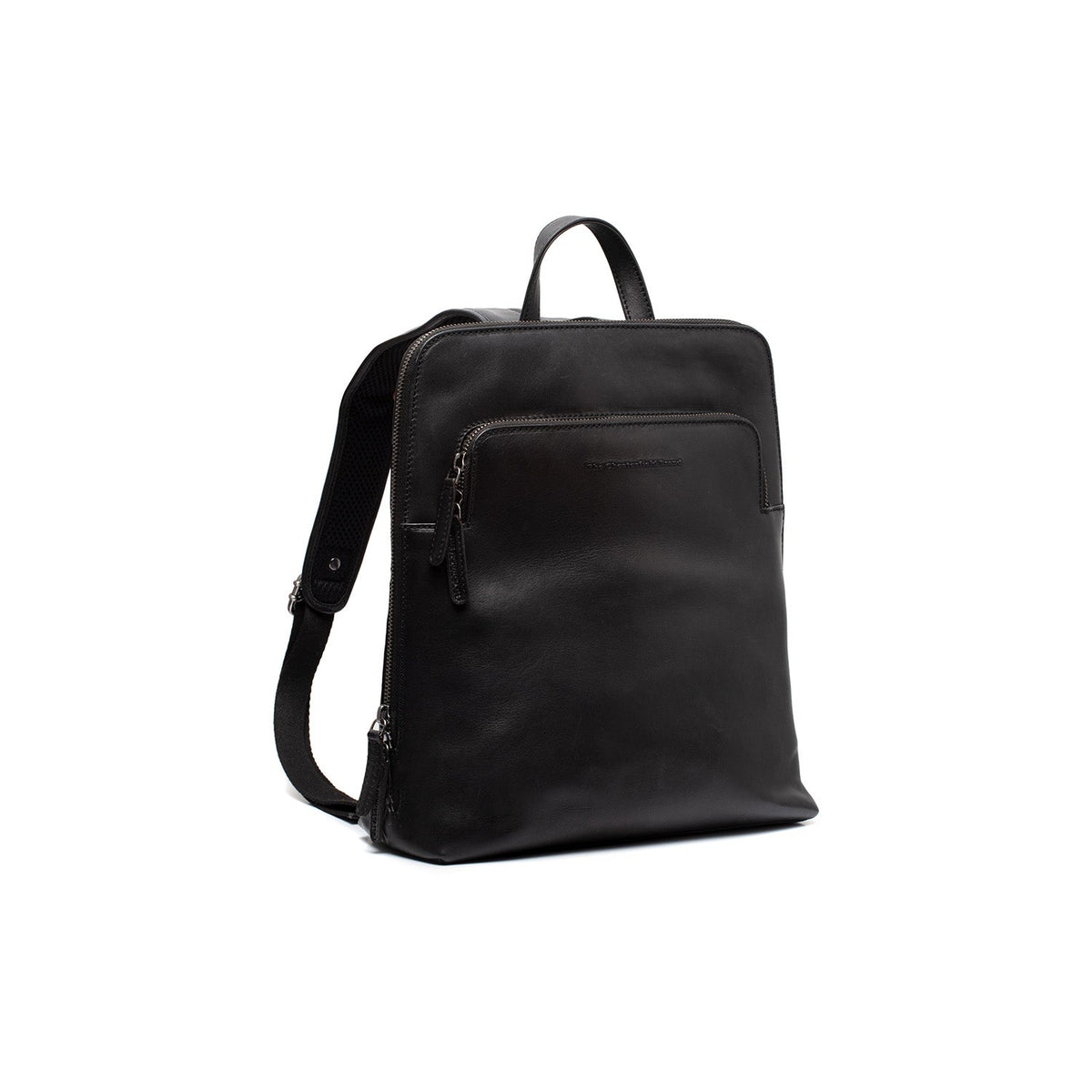 Fornella Full-Grain Leather Backpack 여성용 in Classic 100% Full-Grain Leather - Full Exterior Front Profile View | Buy Online