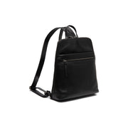 Linford Full-Grain Leather Backpack 여성용 in Classic 100% Full-Grain Leather - Full Exterior Front Profile View | Buy Online