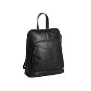 Naomi Full-Grain Leather Backpack 여성용 in Classic 100% Full-Grain Leather - Full Exterior Front Profile View | Buy Online