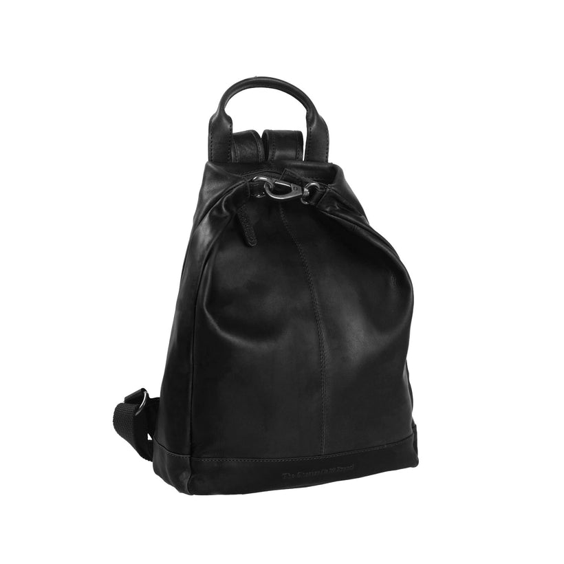 Saar Full-Grain Leather Backpack in Classic 100% Full-Grain Leather - Full Exterior Front Profile View | Buy Online