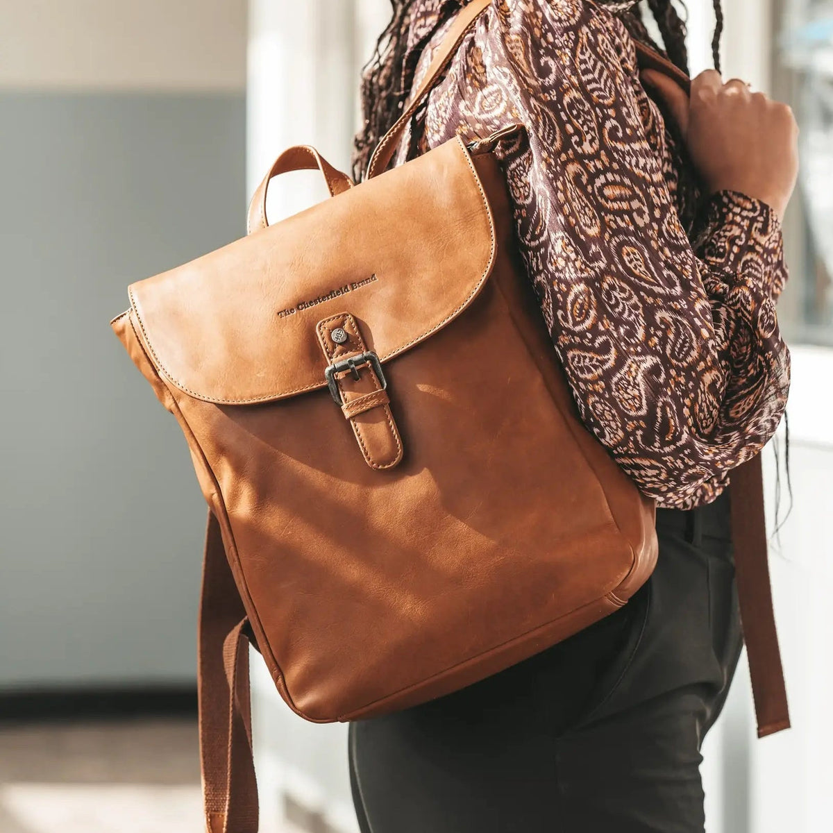 Vermont Full-Grain Leather Backpack 여성용 – alternate product view 3