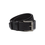 Aayden Full-Grain Leather Belt 남성용 in Classic 100% Full-Grain Leather - Full Exterior Front Profile View | Buy Online