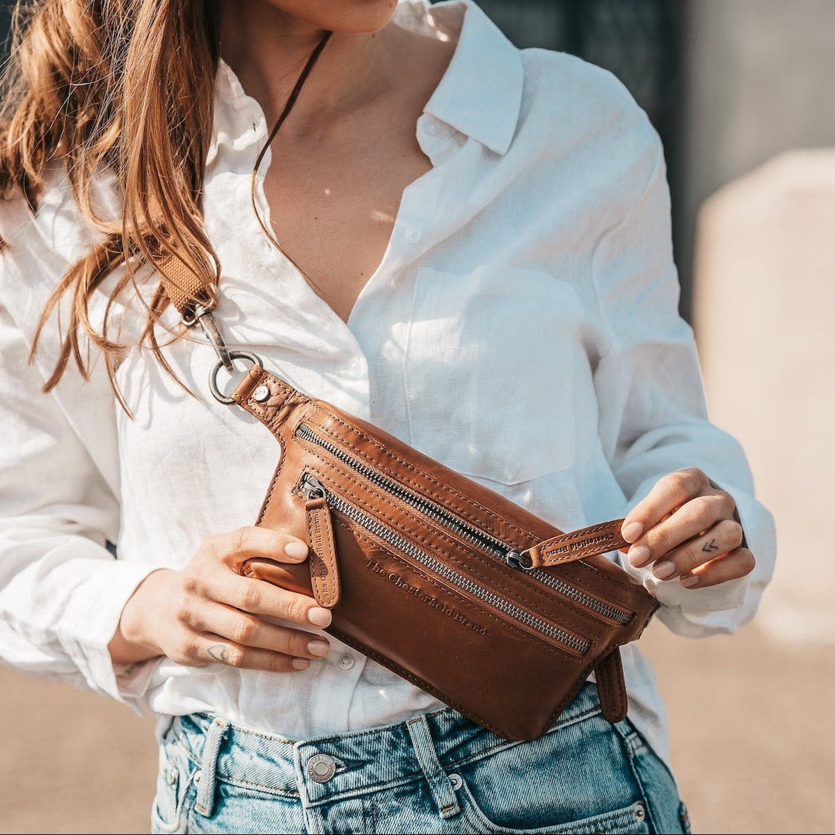 Toronto Full-Grain Leather Belt Bag 여성용 – alternate product view 2