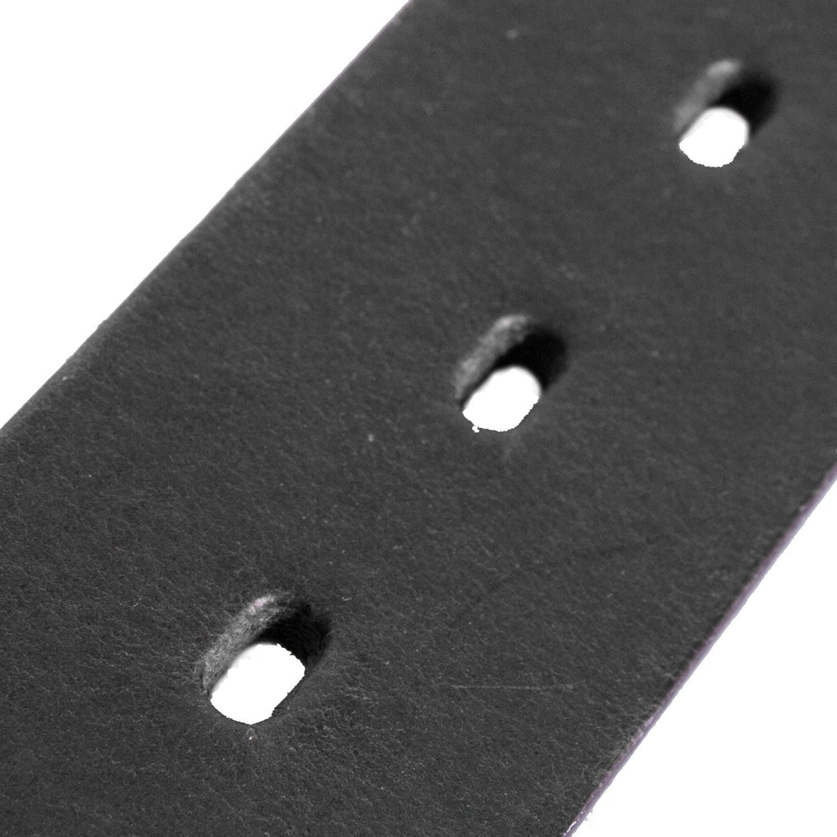 Solid Antique Brass Hardware &amp; Heavy-Duty Dual Zipper Detail on Brandon Full-Grain Leather Belt 남성용