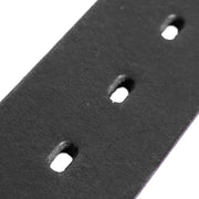 Solid Antique Brass Hardware &amp; Heavy-Duty Dual Zipper Detail on Brandon Full-Grain Leather Belt 남성용