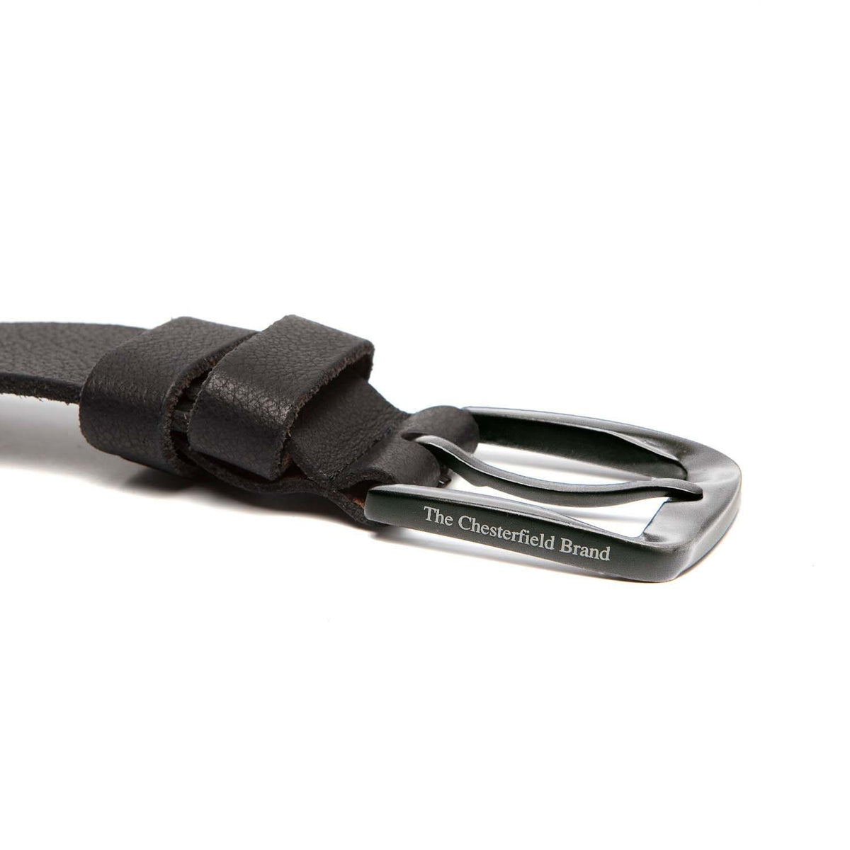 
Classic 100% Full-Grain leather Belt - 보강된 가죽 스트랩과 정교한 스티칭이 돋보이는 후면 뷰