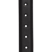 Elliot Full-Grain Leather Belt 남성용 - Structured Side Profile Showing Gusset Depth &amp; Expansion Capacity