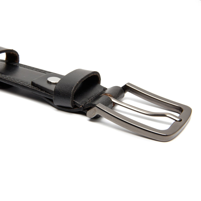 Manovo Full-Grain Leather Belt 남성용