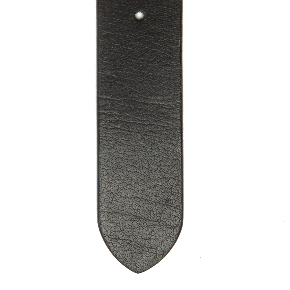Solid Antique Brass Hardware &amp; Heavy-Duty Dual Zipper Detail on Morrison Full-Grain Leather Belt 남성용