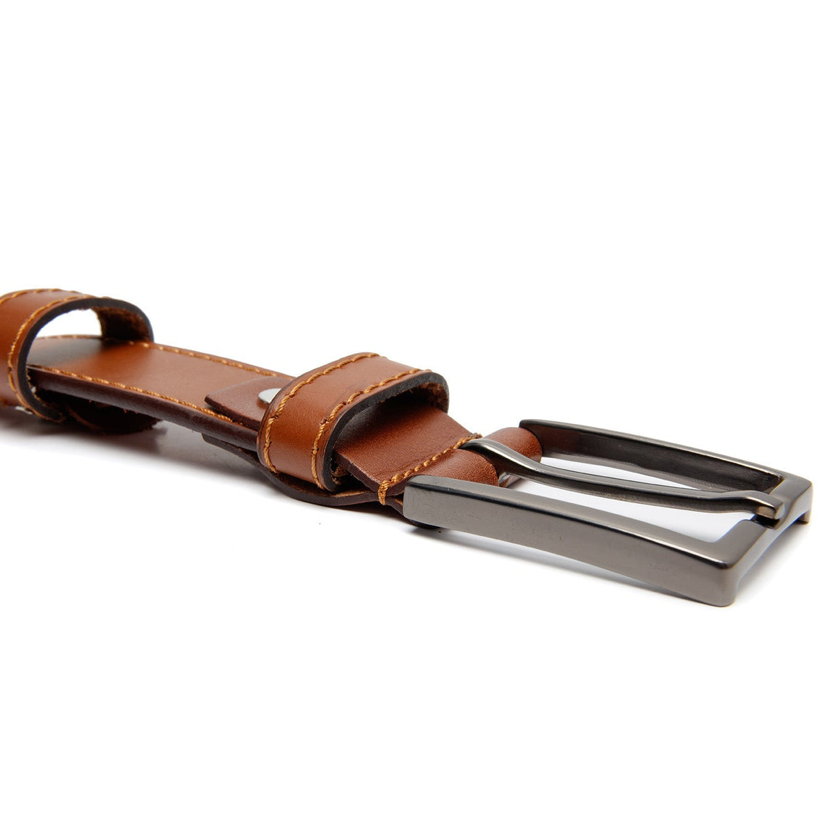 탠aro Full-Grain Leather Belt 남성용 – alternate product view 2