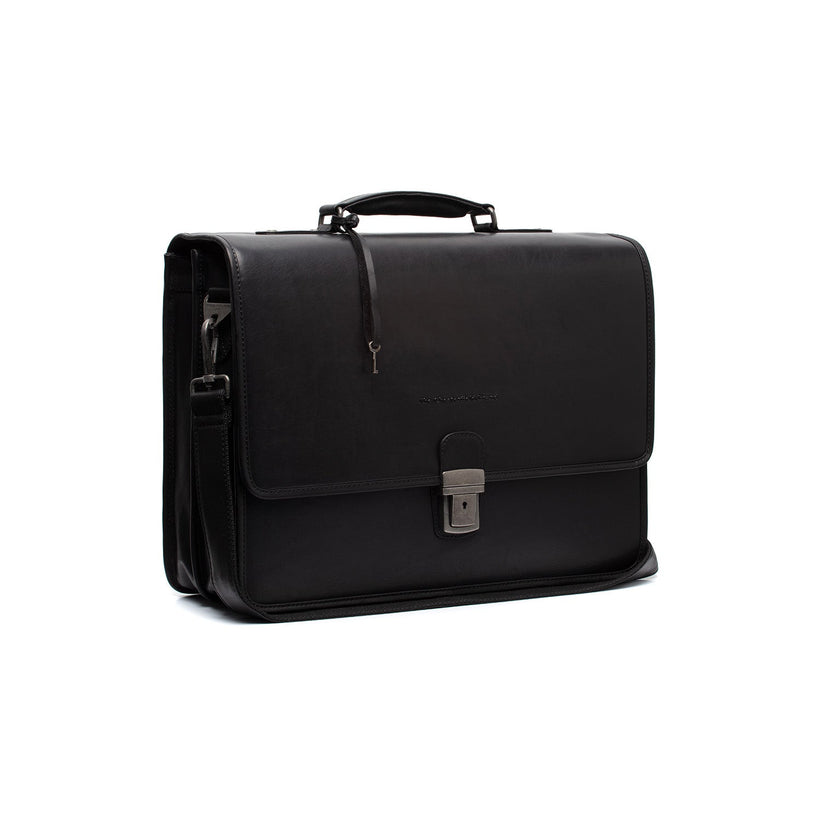 Glenwood Full-Grain Leather Briefcase 남성용