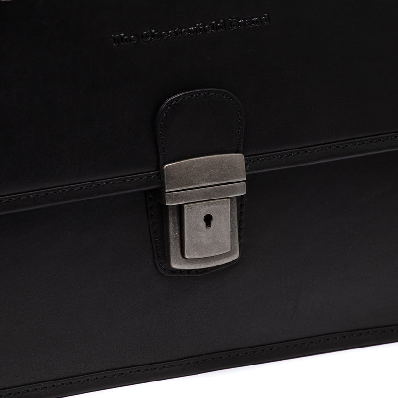 Glenwood Full-Grain Leather Briefcase 남성용