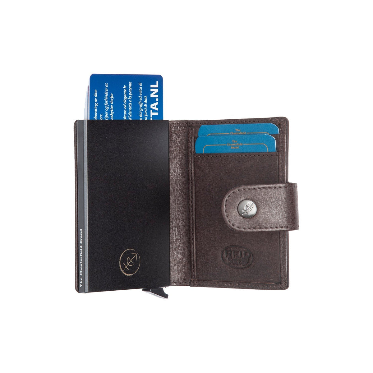 Barrea Full-Grain Leather Card Holder 여성용 – alternate product view 3
