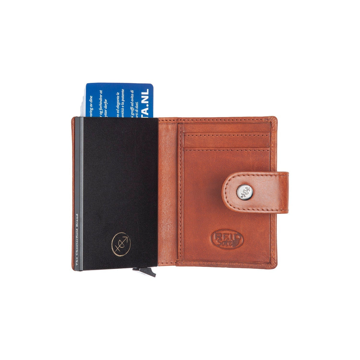 Barrea Full-Grain Leather Card Holder 여성용 – alternate product view 3