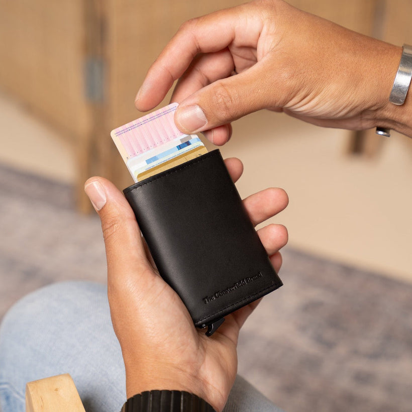 Lancaster Full-Grain Leather Card Holder 여성용