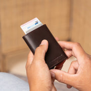 Lancaster Full-Grain Leather Card Holder 여성용 – alternate product view 2