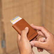Lancaster Full-Grain Leather Card Holder 여성용 – alternate product view 2