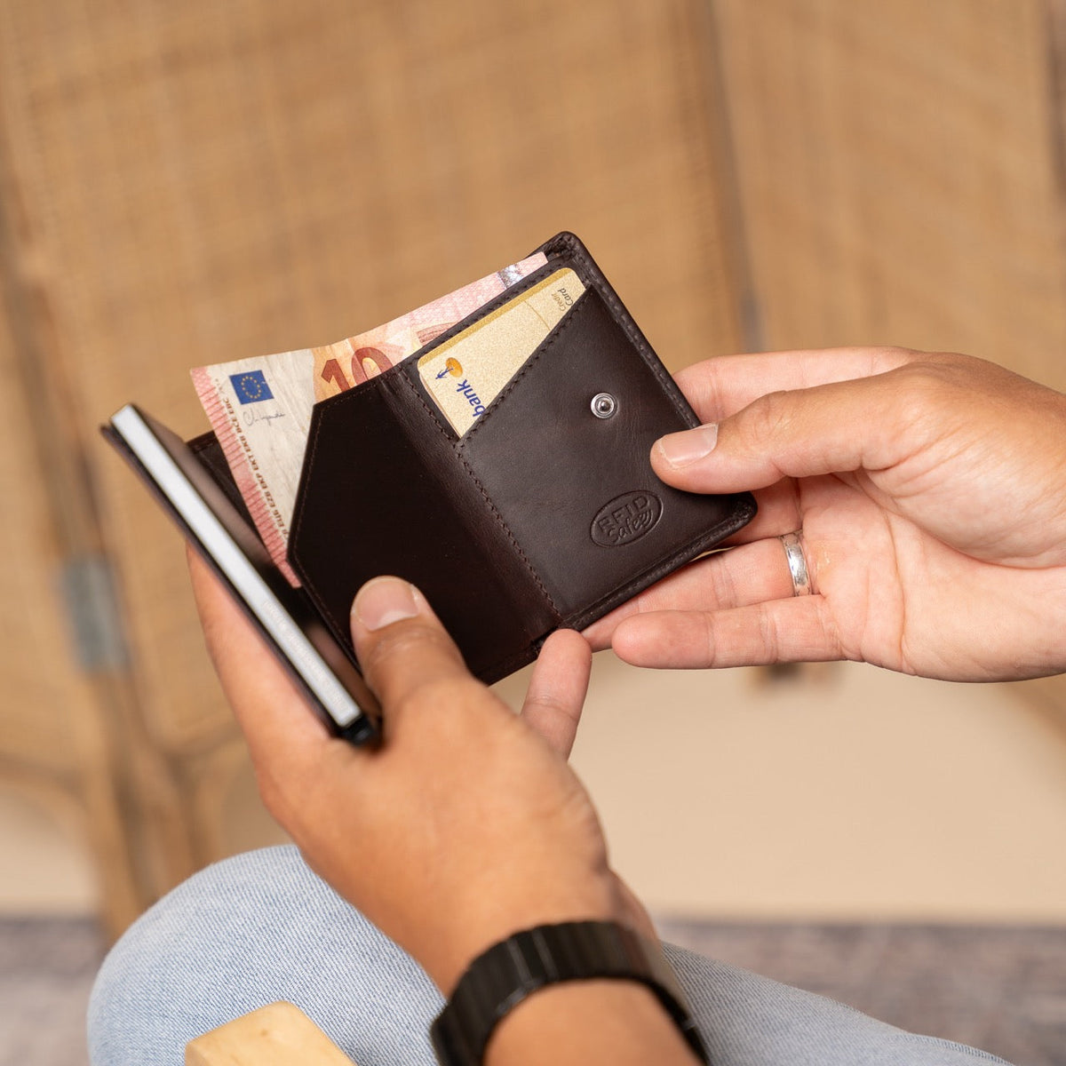 Palma Full-Grain Leather Card Holder 여성용 – alternate product view 3