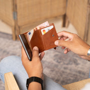Paris Full-Grain Leather Card Holder 여성용 – alternate product view 3