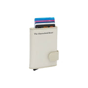 Sabana Full-Grain Leather Card Holder 여성용 in Classic 100% Full-Grain Leather - Full Exterior Front Profile View | Buy Online