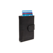 Torola Full-Grain Leather Card Holder 여성용 in Classic 100% Full-Grain Leather - Full Exterior Front Profile View | Buy Online