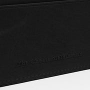 Solid Antique Brass Hardware &amp; Heavy-Duty Dual Zipper Detail on Leather Card Wallet 여성용