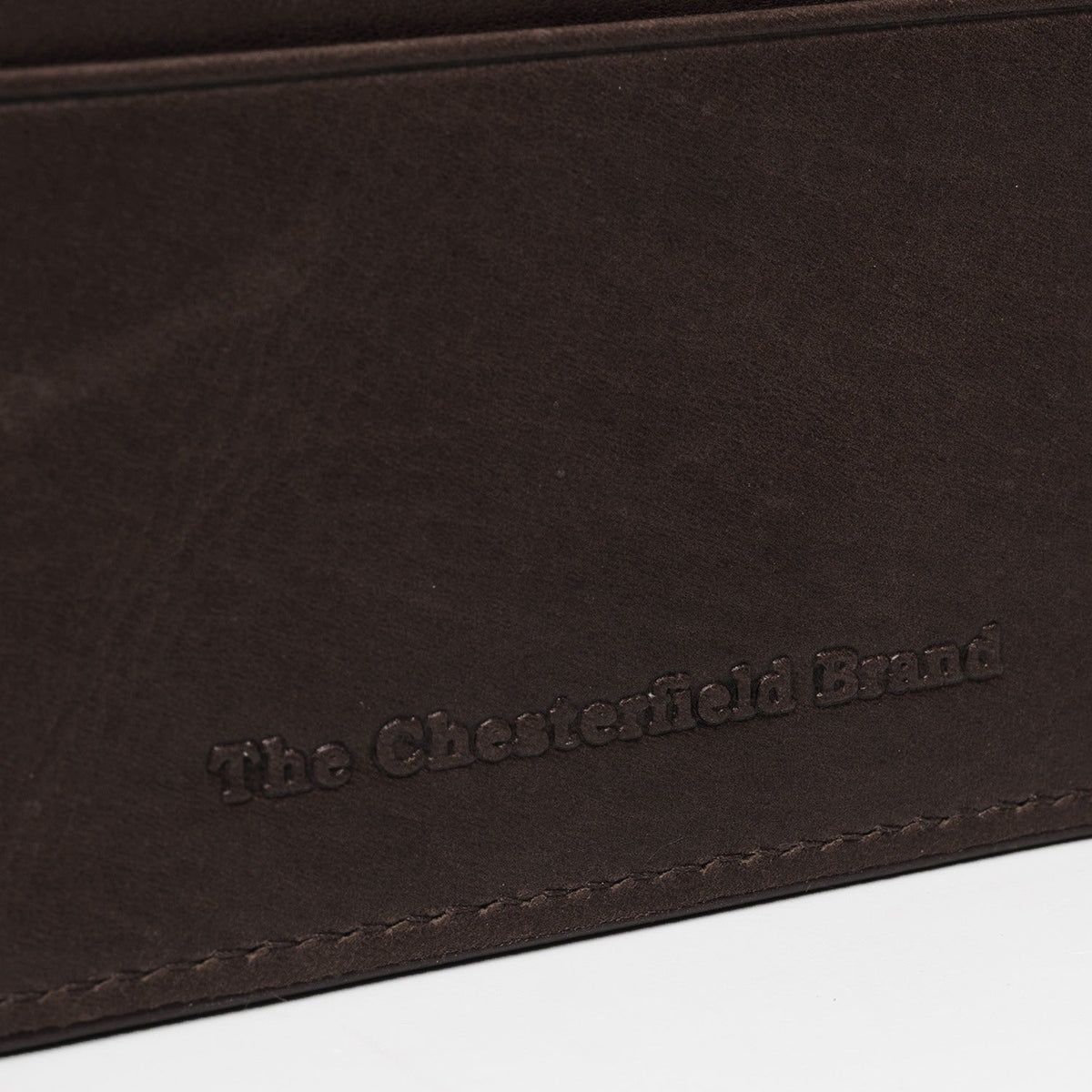 Brown Leather Card Wallet 여성용, detail view 1