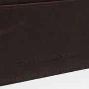 Brown Leather Card Wallet 여성용, detail view 1