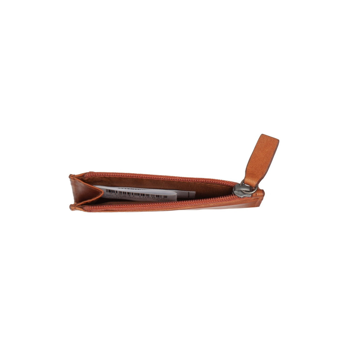 Cognac Leather Card Wallet 여성용, detail view 1