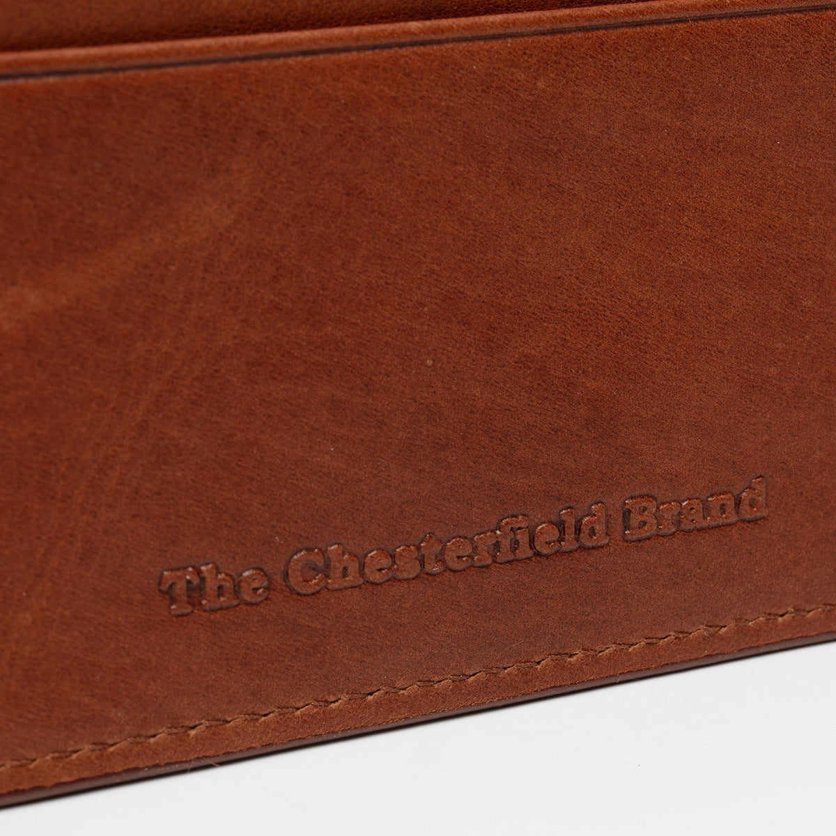 Cognac Leather Card Wallet 여성용, detail view 4
