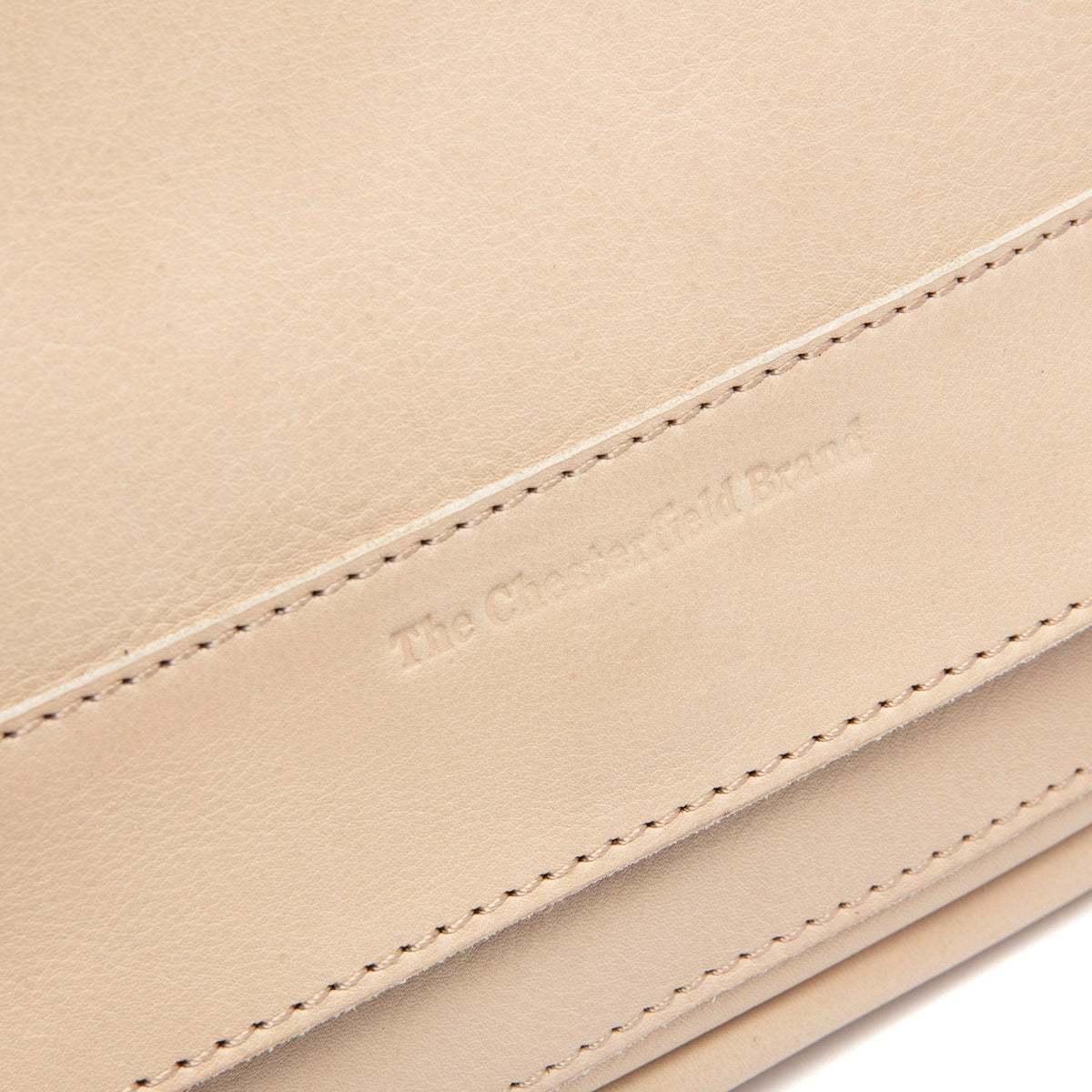 Solid Antique Brass Hardware &amp; Heavy-Duty Dual Zipper Detail on Ann Full-Grain Leather Crossbody Bag 여성용