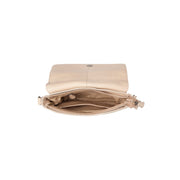 Ann Full-Grain Leather Crossbody Bag 여성용 - Structured Side Profile Showing Gusset Depth &amp; Expansion Capacity