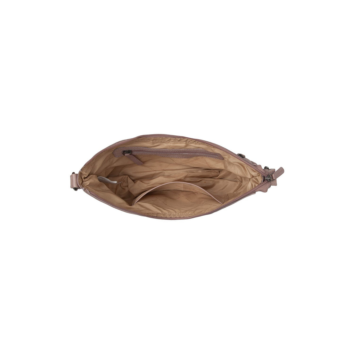 
Lavender Lilac Leather Crossbody Bag Clarita, detail view 1