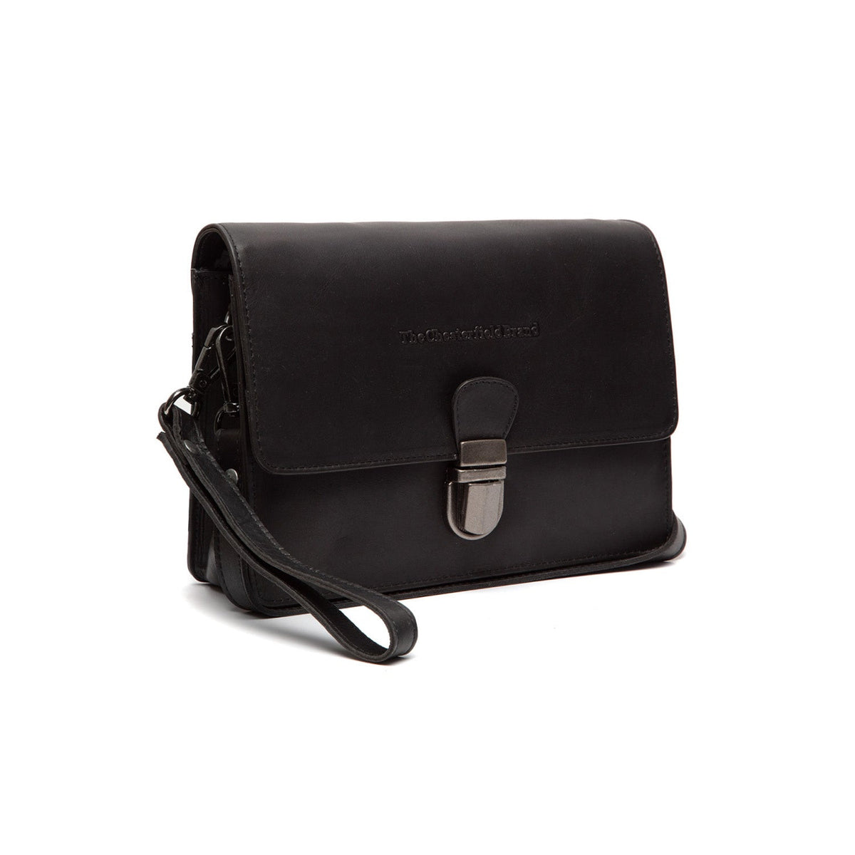 Lucca Full-Grain Leather Crossbody Bag 여성용 in Classic 100% Full-Grain Leather - Full Exterior Front Profile View | Buy Online
