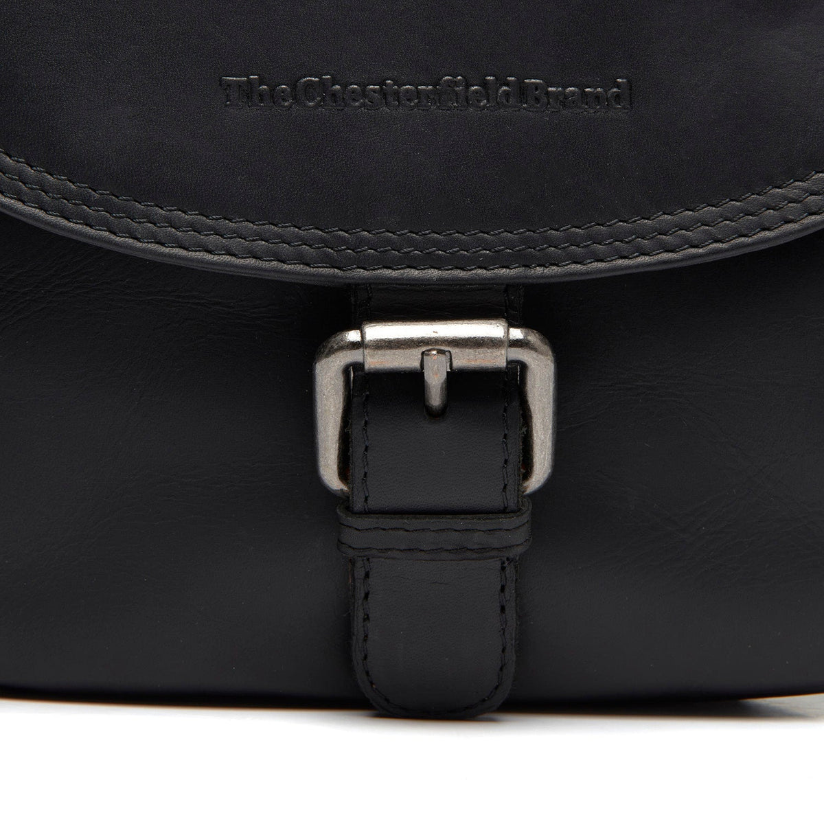
Classic 100% Full-Grain leather Bag - 보강된 가죽 스트랩과 정교한 스티칭이 돋보이는 후면 뷰