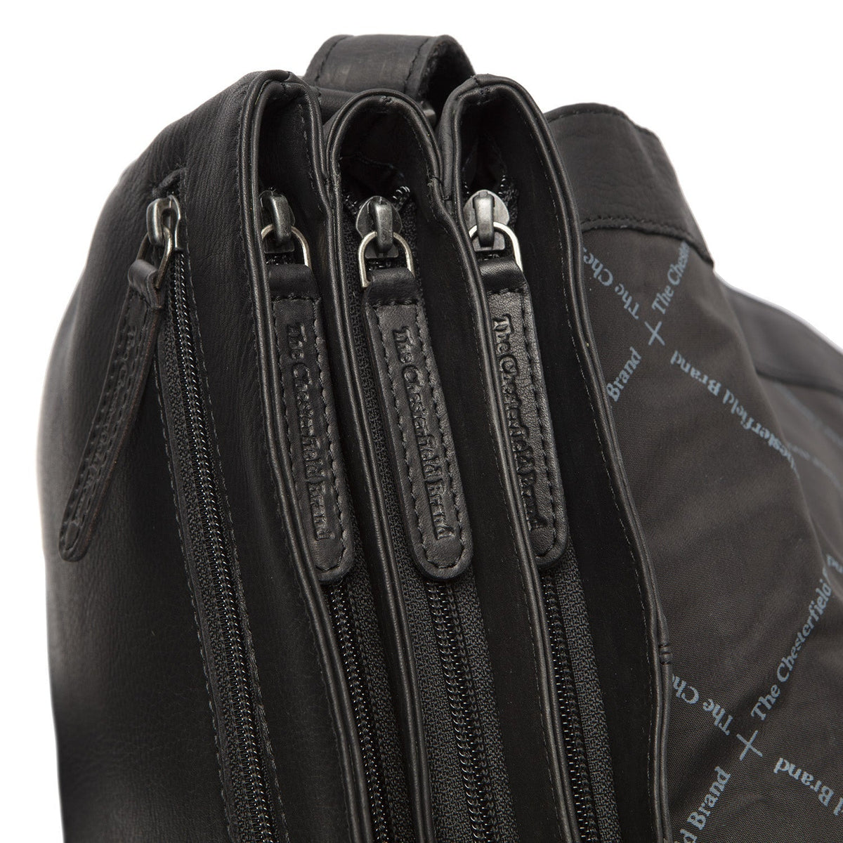 Millie Full-Grain Leather Crossbody Bag 여성용 - Structured Side Profile Showing Gusset Depth &amp; Expansion Capacity