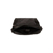 Solid Antique Brass Hardware &amp; Heavy-Duty Dual Zipper Detail on Raphael Full-Grain Leather Crossbody Bag 남성용