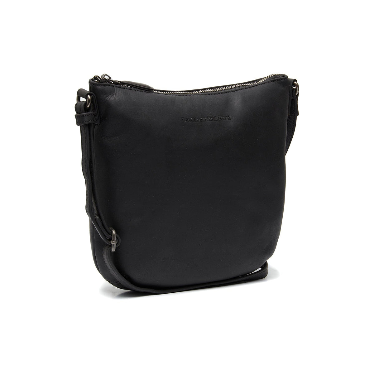 Redding Full-Grain Leather Crossbody Bag 여성용 in Red 100% Full-Grain Leather - Full Exterior Front Profile View | Buy Online