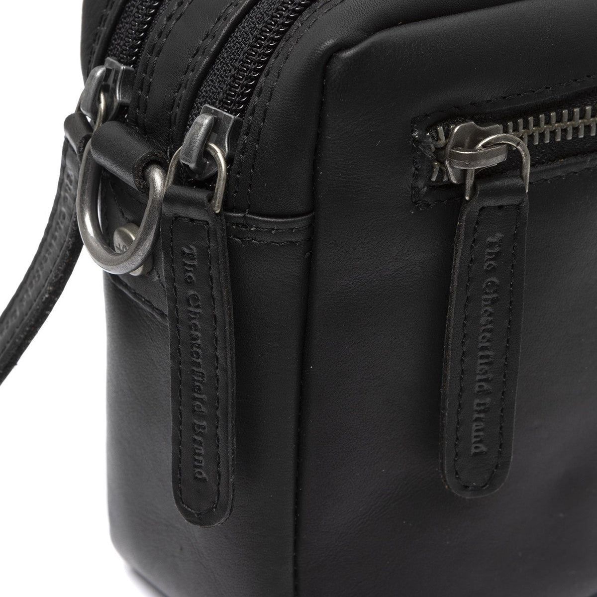 Samui Full-Grain Leather Crossbody Bag 여성용 - Structured Side Profile Showing Gusset Depth &amp; Expansion Capacity