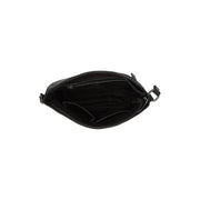 Weimar Full-Grain Leather Crossbody Bag 여성용 - Structured Side Profile Showing Gusset Depth &amp; Expansion Capacity