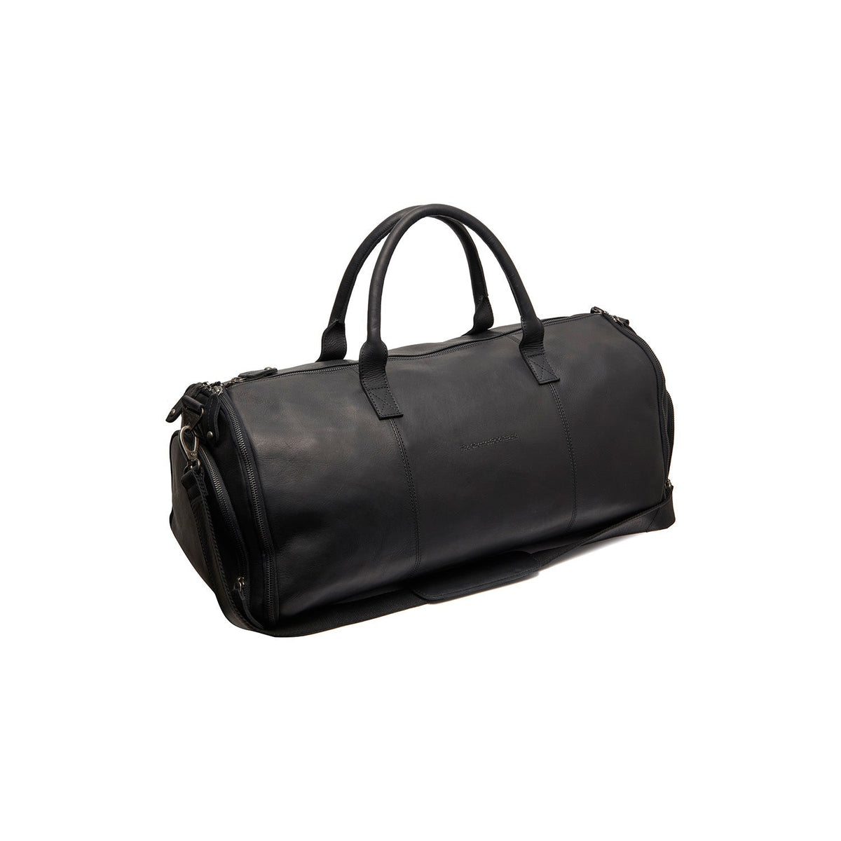 Leather Garment Bag Finlay 여성용 in Classic 100% Full-Grain Leather - Front Profile View &amp; Tailored Silhouette | Buy Online