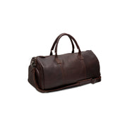 Styled Fit Perspective of Leather Garment Bag Finlay 여성용 on Model - Natural Daylight Drape