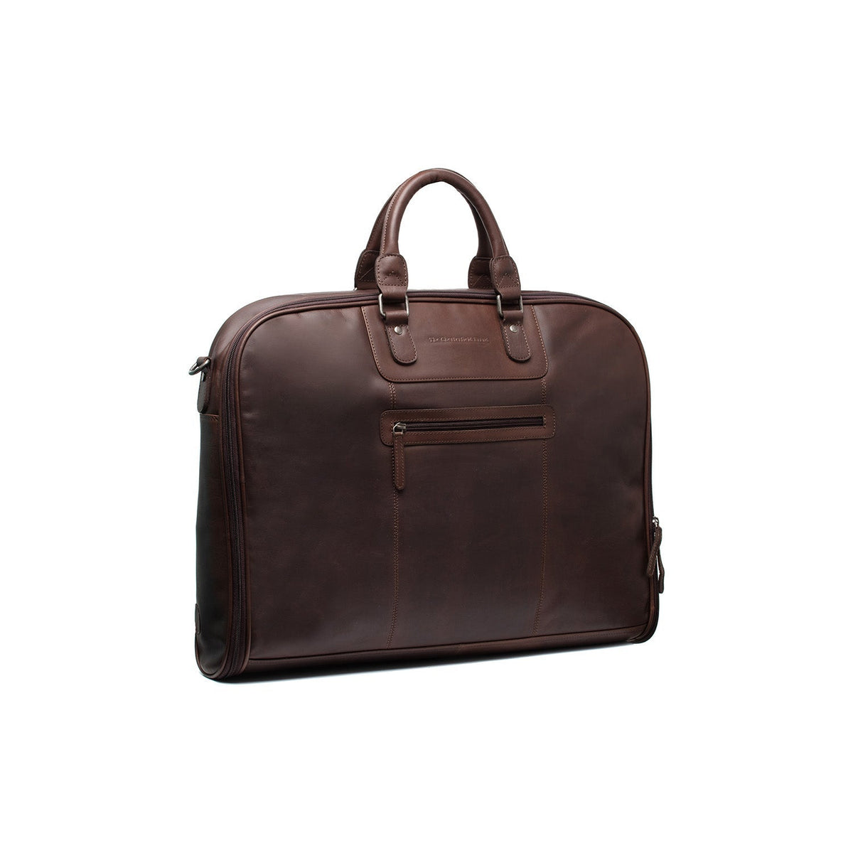 Tailored Rib Cuffs &amp; Hem Craftsmanship Construction Detail on Leather Garment Bag Josh 여성용