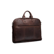 Leather Garment Bag Josh 여성용 in Classic 100% Full-Grain Leather - Front Profile View &amp; Tailored Silhouette | Buy Online