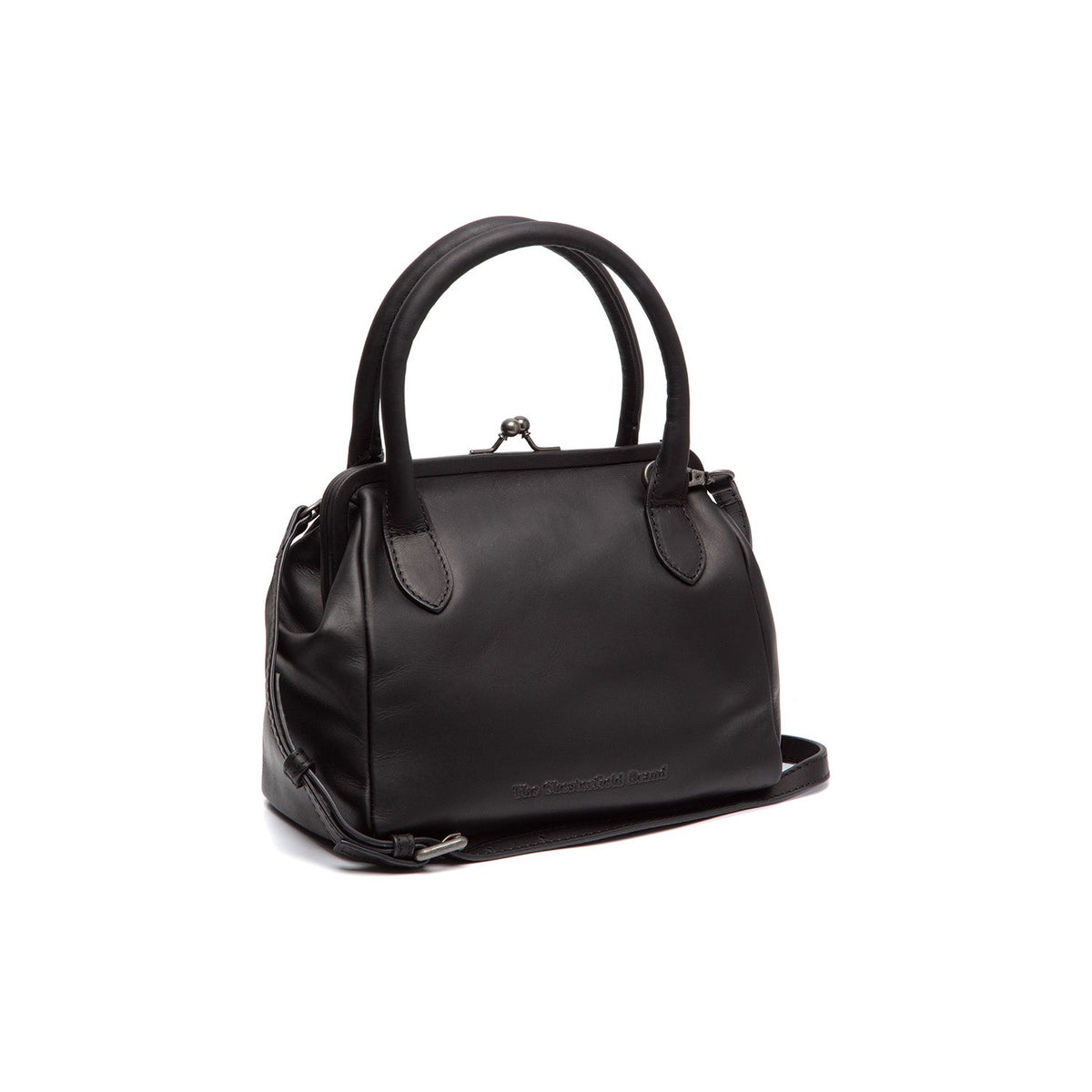 Chili Full-Grain Leather Handbag 여성용 in Classic 100% Full-Grain Leather - Front Profile View &amp; Tailored Silhouette | Buy Online